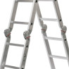 ESCALERA ALUMINIO MULTIPOSICION AIRMEC 6 POSICIONES 12 PELDANOS