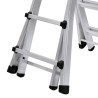 ESCALERA TELESCOPICA ALUMINIO 3X4 PELDANOS AIRMEC
