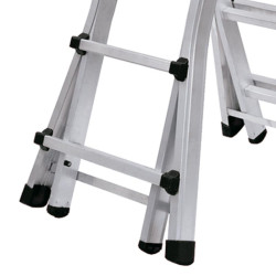 ESCALERA TELESCOPICA ALUMINIO 5X5 PELDANOS AIRMEC