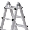 ESCALERA TELESCOPICA ALUMINIO 5X5 PELDANOS AIRMEC