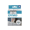 CINTA PARA ROTULADORA ADHESIVA 45013 DE PLASTICO NEGRA Y BLANCA DYMO