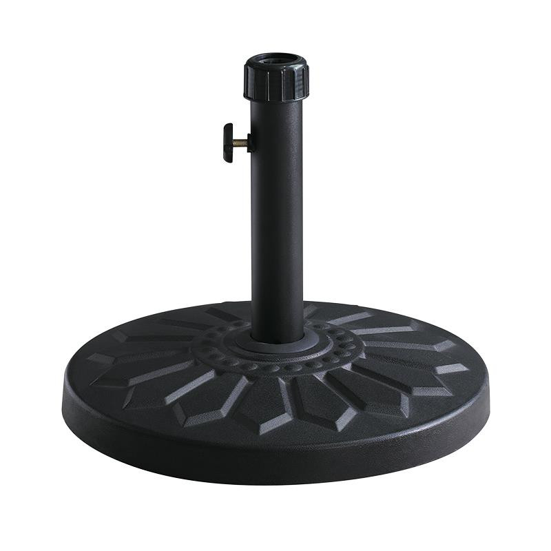 BASE DE SOMBRILLA REDONDA NEGRA SERIE NISSI DONNA GARDEN 13 KG