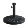 BASE DE SOMBRILLA REDONDA NEGRA SERIE NISSI DONNA GARDEN 13 KG