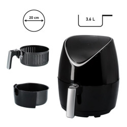 FREIDORA DE AIRE CALIENTE DIGITAL 35 LTS 1400W LARRYHOUSE
