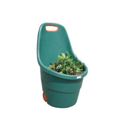 CARRITO PLASTICO MULTIUSO JARDIN 48 LITROS VERDE AIRMEC
