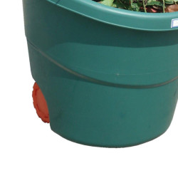 CARRITO PLASTICO MULTIUSO JARDIN 48 LITROS VERDE AIRMEC