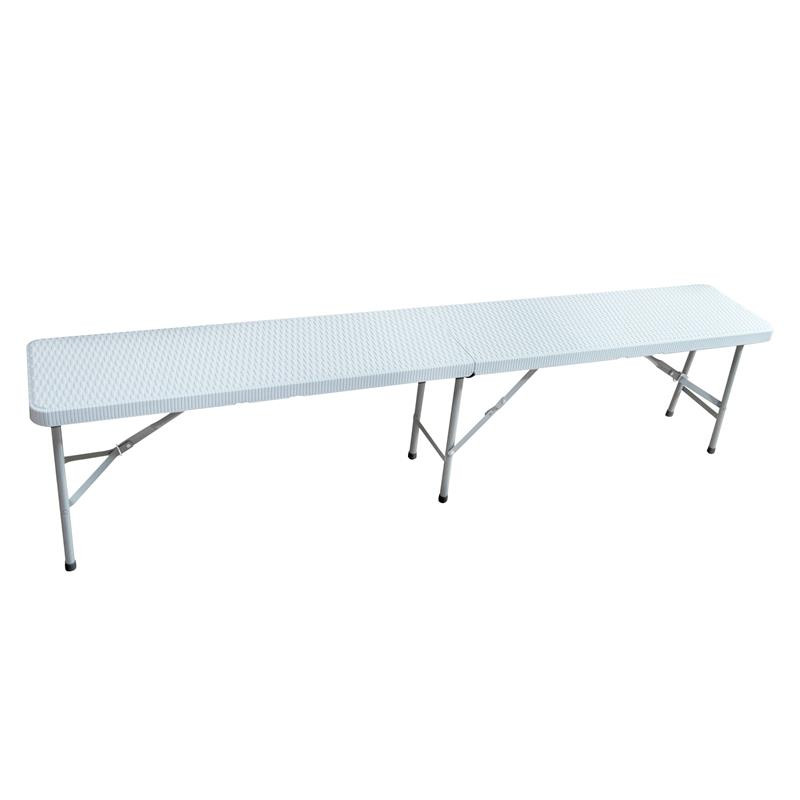 BANCO DE RESINA 35CM PLEGABLE 180X28X44CM DONNA GARDEN