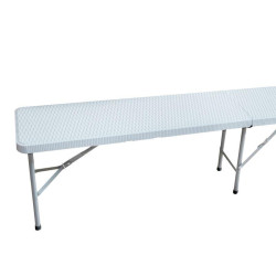 BANCO DE RESINA 35CM PLEGABLE 180X28X44CM DONNA GARDEN