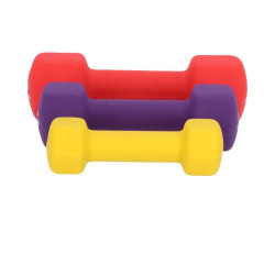 JUEGO DE 6 MANCUERNAS HEXAGONALES DE NEOPRENO CON SOPORTE HEIMSPORT