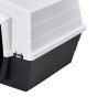 CASETA PARA MASCOTAS PLASTICO 83X69X575CM BLANCO Y NEGRO DONNA GARDEN