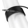AURICULARES CON CABLE 12M NEGRO USAMS