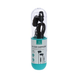 AURICULARES CON CABLE 12M NEGRO USAMS