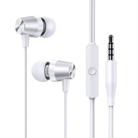 AURICULARES CON CABLE 12M BOX BLANCO USAMS