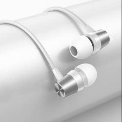 AURICULARES CON CABLE 12M BOX BLANCO USAMS