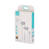 AURICULARES CON CABLE 12M BOX BLANCO USAMS