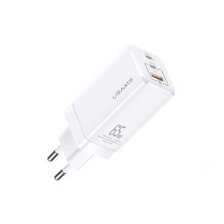 CARGADOR RAPIDO 65W USB CABLE SJ406 U43 BLANCO USAMS