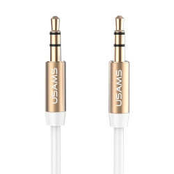CABLE AUDIO AUXILIAR 10M BLANCO USAMS