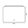 ESPEJO DE BANO LED 80X60 CM SERIE TRIPOLI BENOTTI