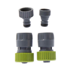 SET 4 CONECTORES MANGUERA 3 4 AIRMEC