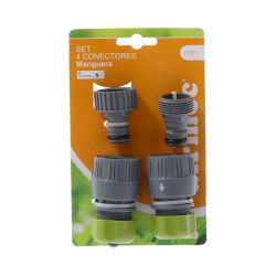 SET 4 CONECTORES MANGUERA 1 2 AIRMEC