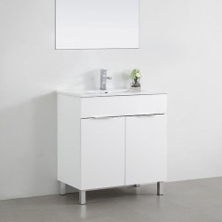 MUEBLE BANO BLANCO SERIE MINERVA 60X46X85CM BENOTTI