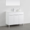 MUEBLE BANO BLANCO SERIE MINERVA 100X46X85CM