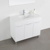 MUEBLE BANO BLANCO SERIE MINERVA 100X46X85CM