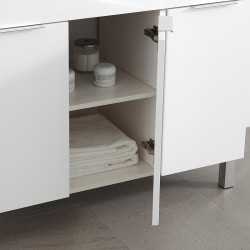 MUEBLE BANO BLANCO SERIE MINERVA 100X46X85CM