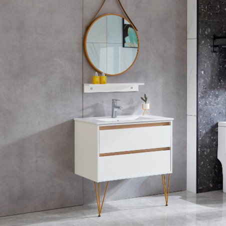 MUEBLE BANO BLANCO HAYA SERIE JUNO 60X46X85CM BENOTTI