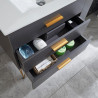 MUEBLE BANO GRIS SERIE TELLUS 80X46X85CM BENOTTI
