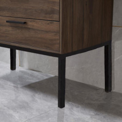 MUEBLE BANO WENGUE SERIE FIDES 80X46X90CM BENOTTI