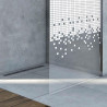 MAMPARA DUCHA PANEL 1 HOJA CRISTAL DELUXE BENOTTI 195X80CM 6MM