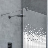 MAMPARA DUCHA PANEL 1 HOJA CRISTAL DELUXE BENOTTI 195X140CM 6MM
