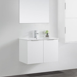 MUEBLE BANO BLANCO SERIE VENUS 80X46X55CM