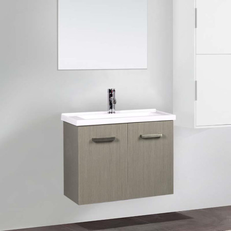 MUEBLE BANO HAYA CENIZA SERIE FELICITAS 60X48X50CM BENOTTI