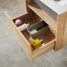 MUEBLE BANO HAYA GRIS SERIE BELONA 80X46X50CM BENOTTI