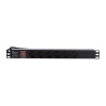 REGLETA PDU 6 TOMAS INTERRUPTOR ALUMINIO PARA ARMARIOS RACK VOLTEN