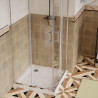 MAMPARA DUCHA CUADRADA BENOTTI 185X90CM 6MM