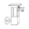 APLIQUE LED SOLAR 33W 400 LUMENS SERIE ESPALION LUZ FRIA AIRMEC