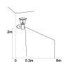 APLIQUE LED SOLAR 33W 400 LUMENS SERIE PEDRAZA LUZ FRIA AIRMEC