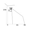 APLIQUE LED SOLAR 33W 400 LUMENS SERIE COCHEM LUZ FRIA AIRMEC