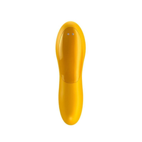 VIBRADOR PARA EL DEDO PEQUENO Y VERSATIL AMARILLO SATISFYER