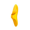 VIBRADOR PARA EL DEDO PEQUENO Y VERSATIL AMARILLO SATISFYER
