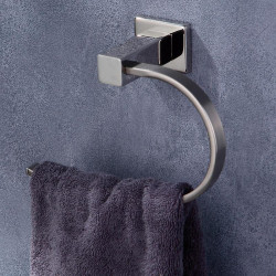 ACCESORIOS DE BANO SERIE CRETA 5PIEZAS NIQUEL BENOTTI