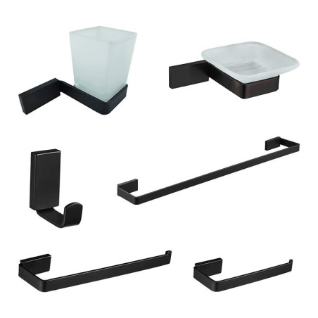 ACCESORIOS DE BANO SERIE SKIATHOS 6 PIEZAS BENOTTI