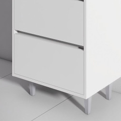 MUEBLE BANO BLANCO SERIE TOSCANA 60X46X85CM BENOTTI