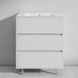 MUEBLE BANO BLANCO SERIE TOSCANA 80X46X85CM BENOTTI