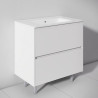 MUEBLE BANO BLANCO SERIE OPORTO 80X46X85CM BENOTTI