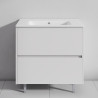 MUEBLE BANO BLANCO SERIE OPORTO 80X46X85CM BENOTTI