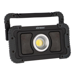 FOCO LED RECARGABLE 20W 1400 LUMENS LUZ FRIA CON ALTAVOZ AIRMEC